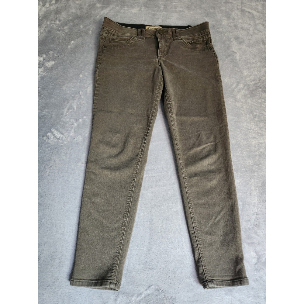 Democracy Ab Solution Pants Brown Tapered Leg Womens Size 10 Tummy Control Jeans